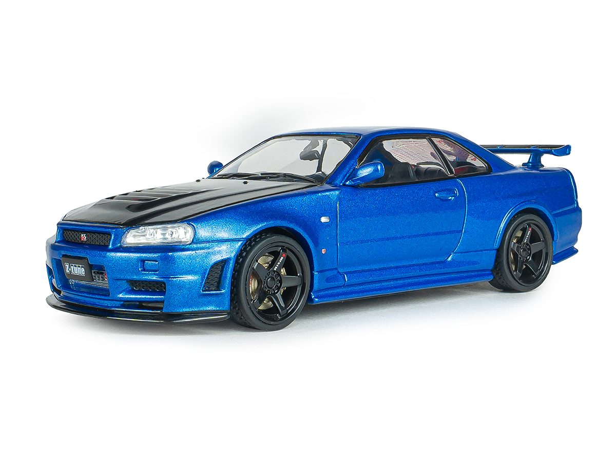 アイドロン　日産 GTR R34 Z-tune 1/43 PRÉ-VENDA *** Nissan Skyline GT-R (R34) Z-Tune 1998 1:43 Solido