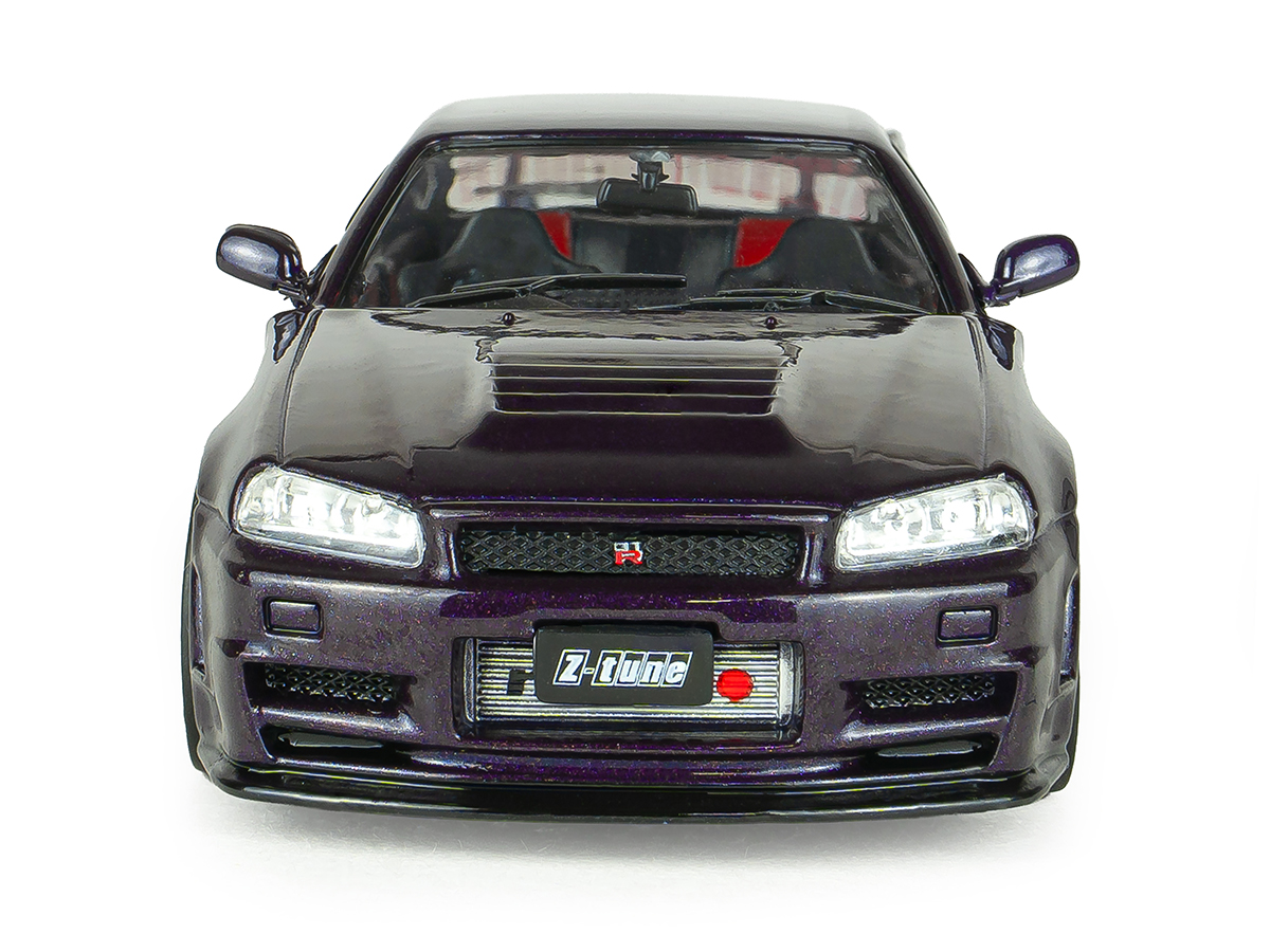 Nissan Skyline GT-R (R34) Z-Tune Midnight Purple 1999 1:43 Solido