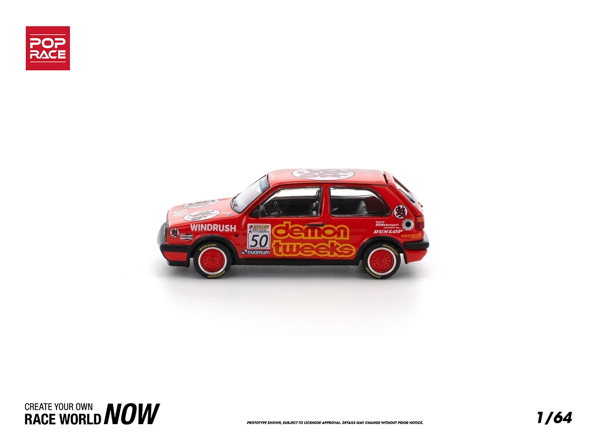 Volkswagen Golf GTI MKII Team Demon Tweeks BTCC 1988 1:64 POP RACE