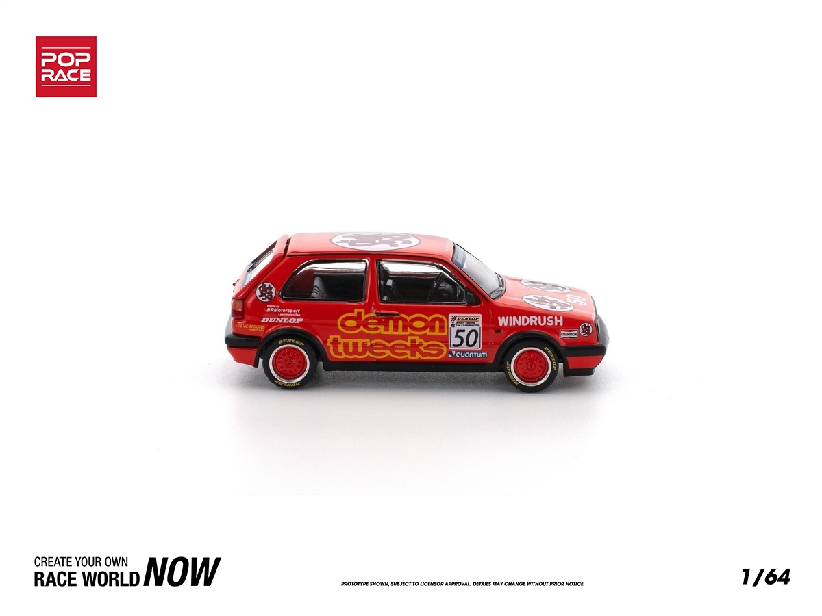 Volkswagen Golf GTI MKII Team Demon Tweeks BTCC 1988 1:64 POP RACE
