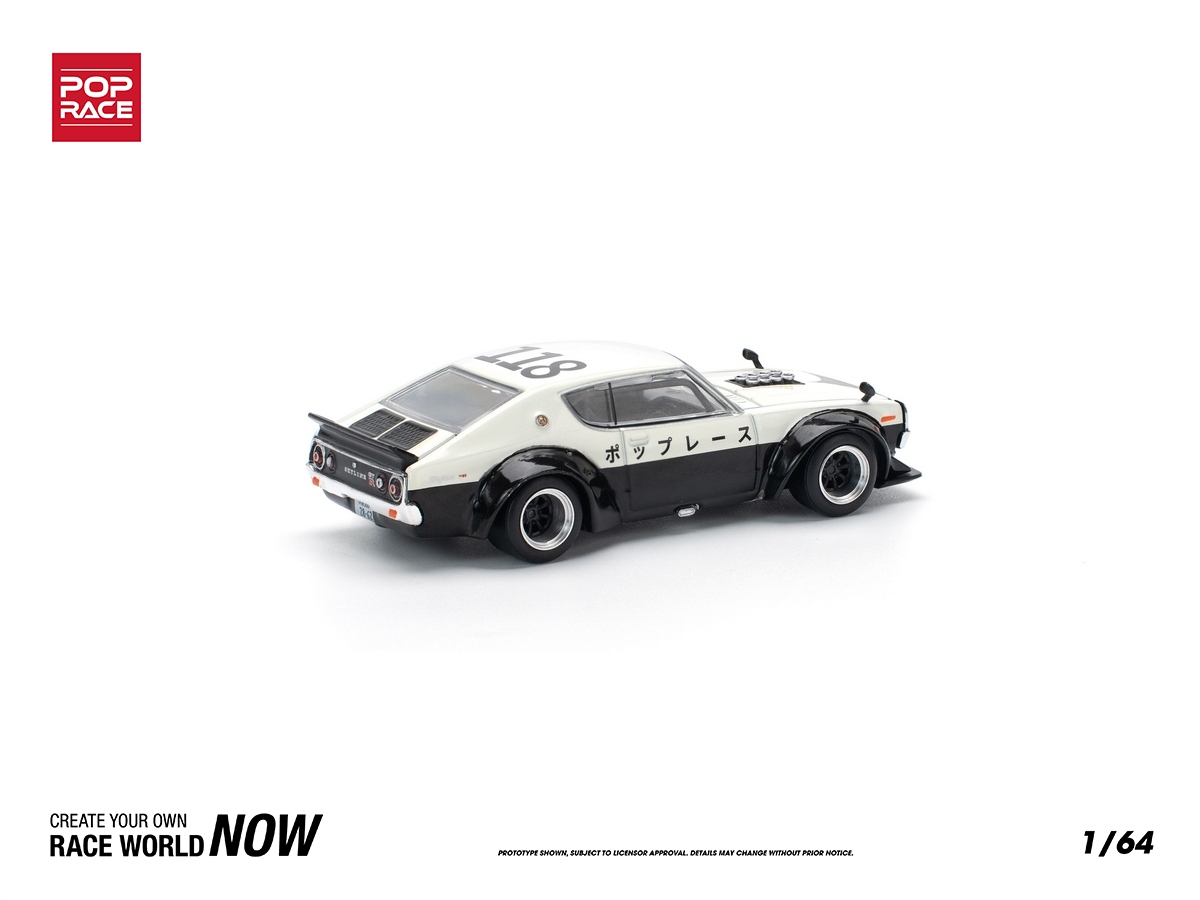 Nissan Skyline GT-R V8 Drift (Kenmeri) NPA Style 1:64 POP RACE