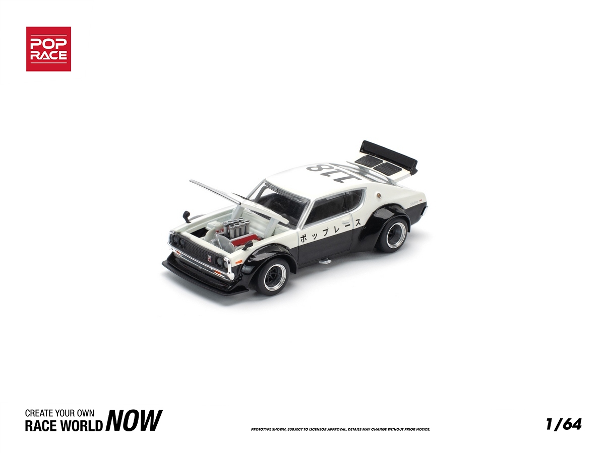 Nissan Skyline GT-R V8 Drift (Kenmeri) NPA Style 1:64 POP RACE