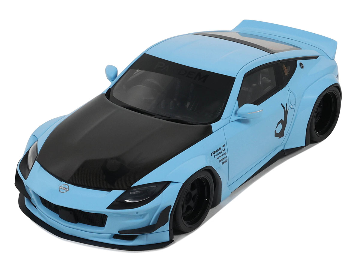 Nissan Fairlady Z Pandem Body Kit 2025 1:18 GT Spirit Azul - 19