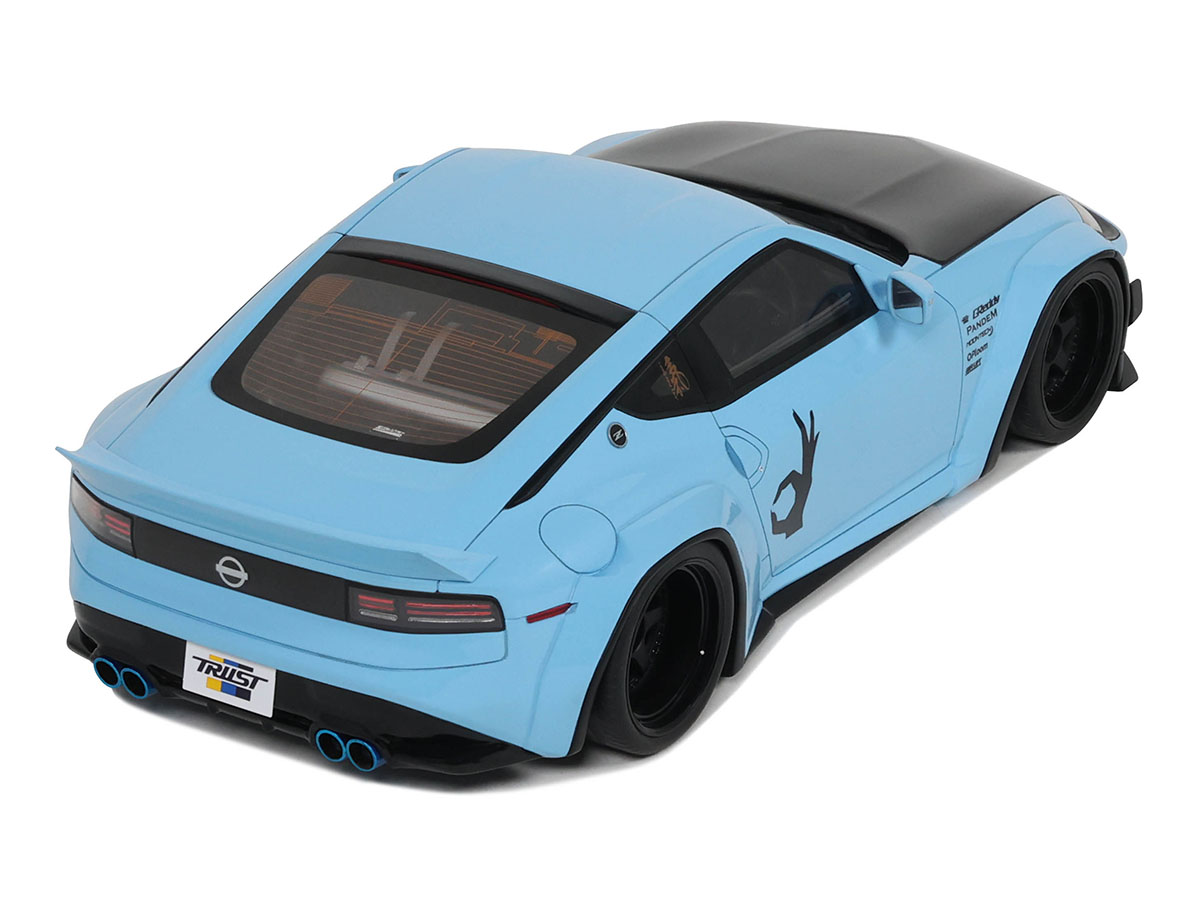 美品‼️PANDEM FAIRLADY Z ボディ grk5.grk4.yd2 Nissan Fairlady Z Pandem Body Kit 2025 1:18 GT Spirit Azul - 20