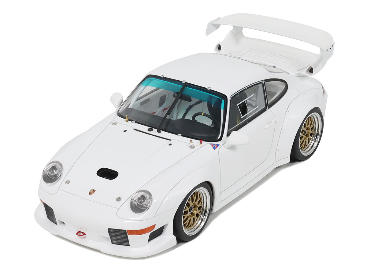 Porsche 911 [993] GT2 EVO 1995 1:18 GT Spirit Branco - 20 anos