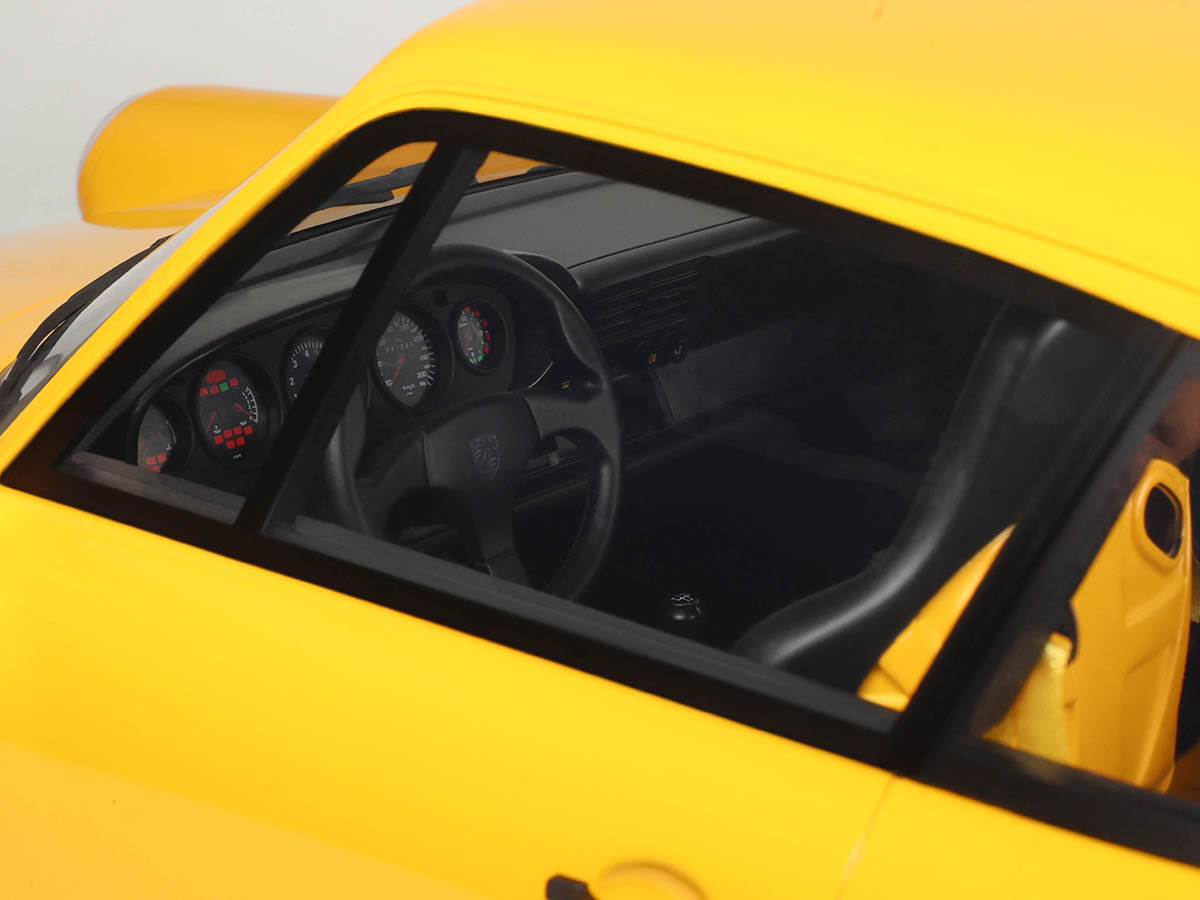 Porsche 911 [964] Turbo S 1994 1:8 GT Spirit Amarelo - 20 anos