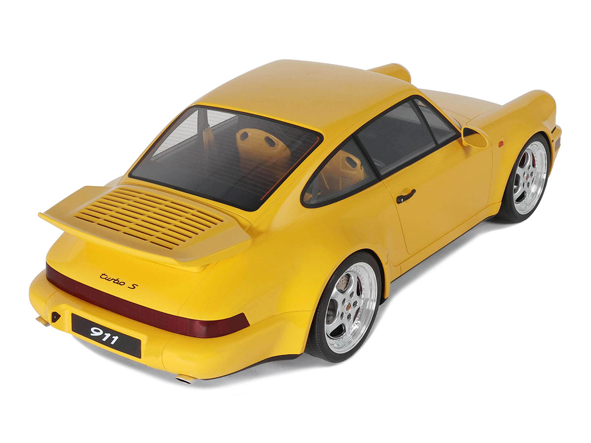Porsche 911 [964] Turbo S 1994 1:8 GT Spirit Amarelo - 20 anos