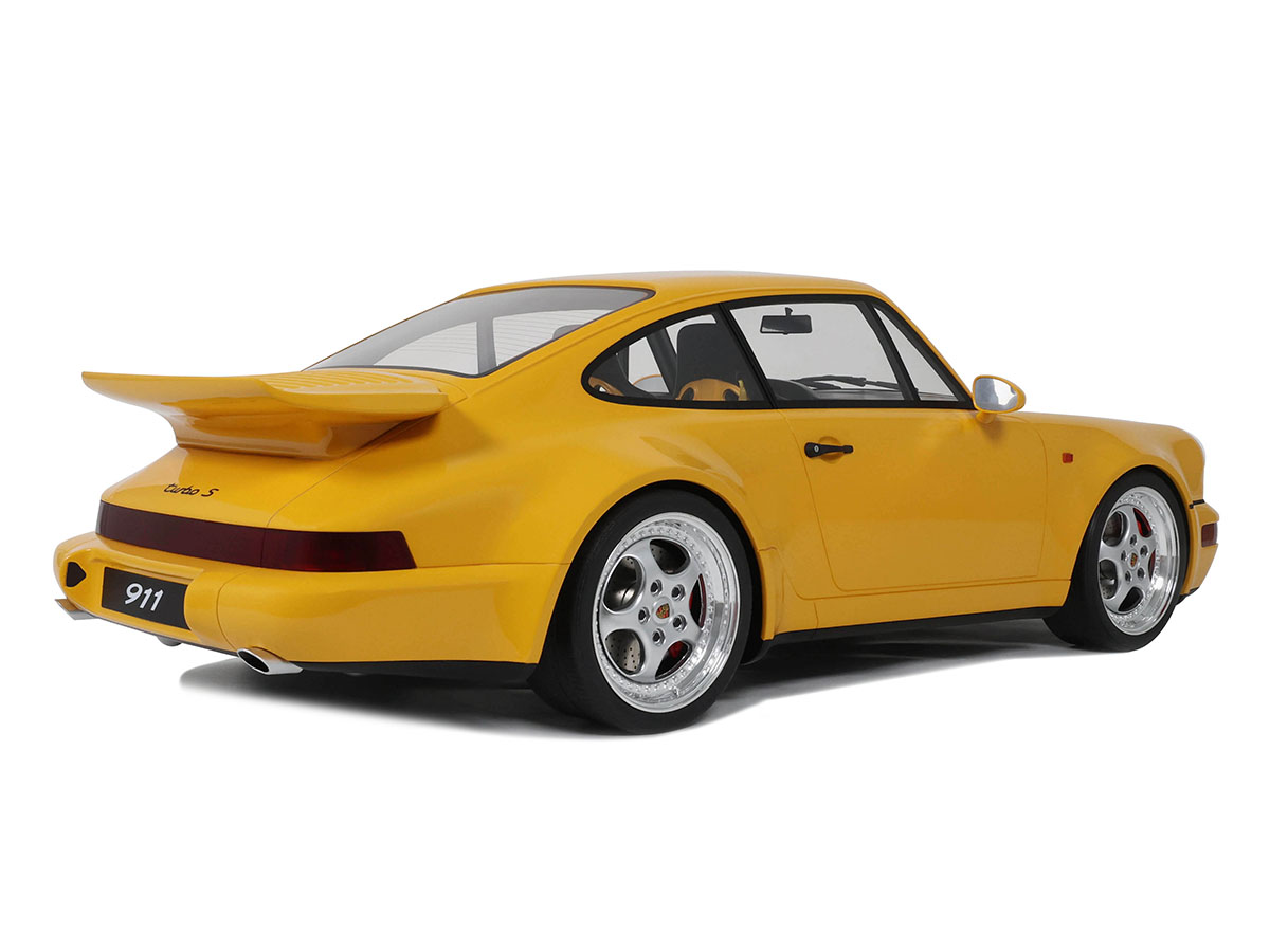 Porsche 911 [964] Turbo S 1994 1:8 GT Spirit Amarelo - 20 anos