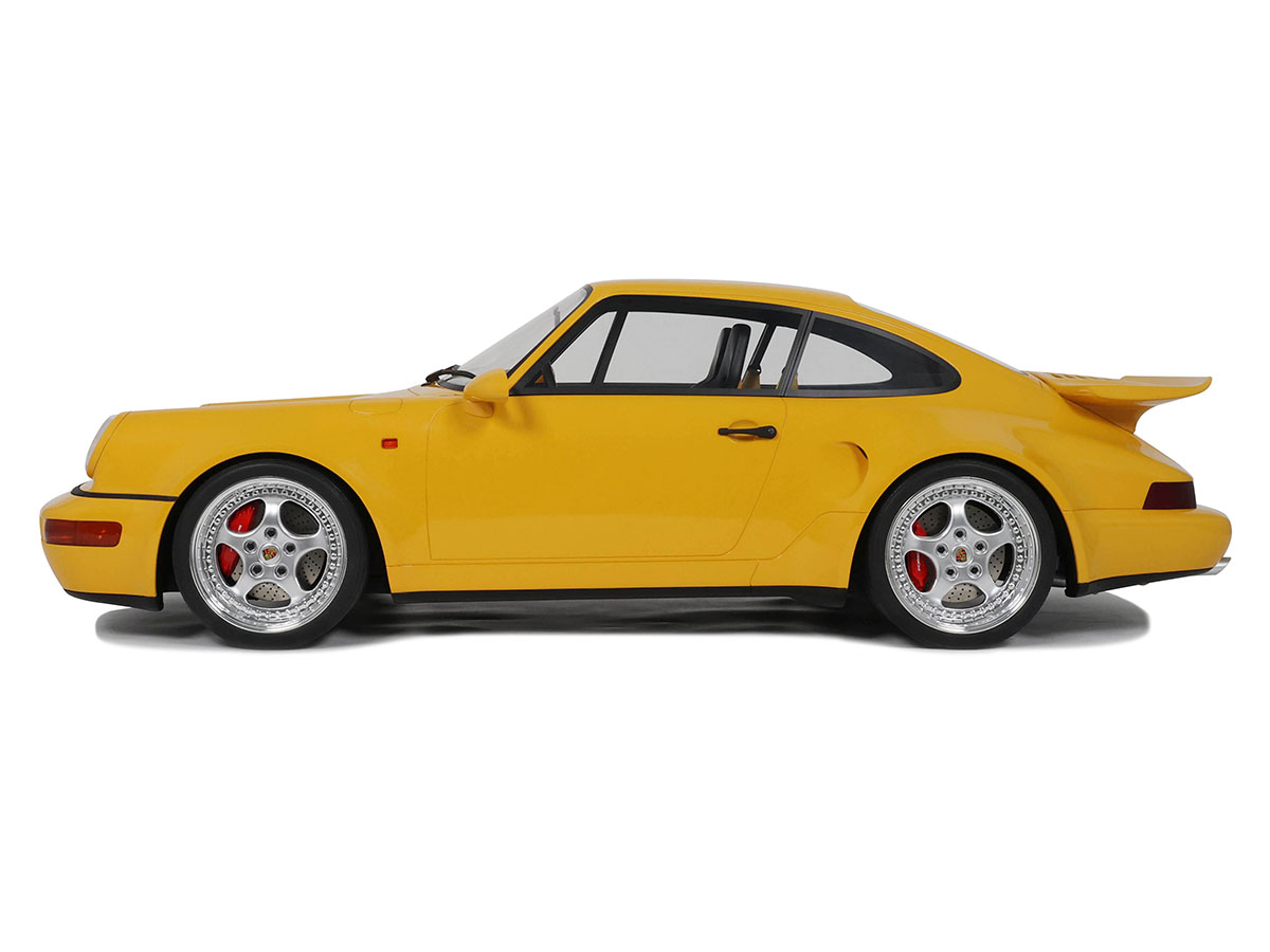 Porsche 911 [964] Turbo S 1994 1:8 GT Spirit Amarelo - 19 anos