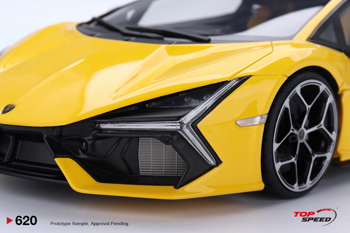 TOPSPEED 1/18 ランボルギーニ レヴエルト ジアッロ(イエロー) Lamborghini Revuelto 1:18 TopSpeed Amarelo - 20 anos! Loja on-line