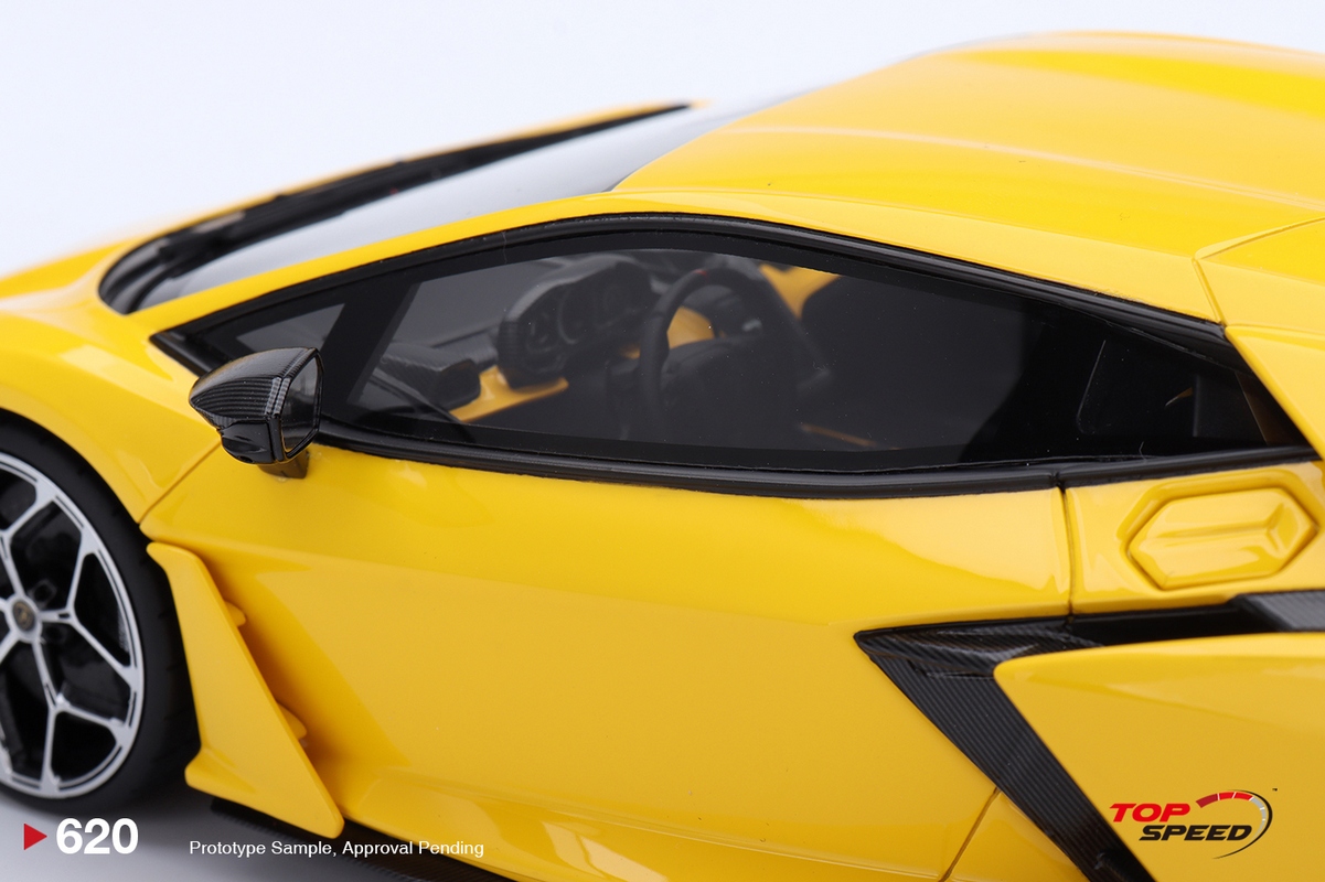 Lamborghini Revuelto 1:18 TopSpeed Amarelo - 20 anos! Loja on-line