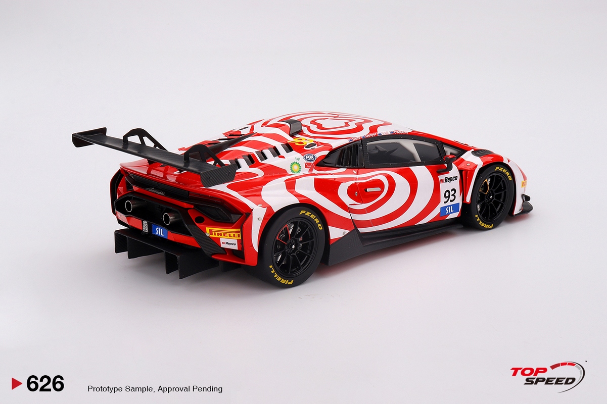 1/43 Lamborghini Huracán GT3 Evo.2 #85 Lamborghini Huracan GT3 EVO2 Wall Racing 2024 12 Hs Bathurst 1:18
