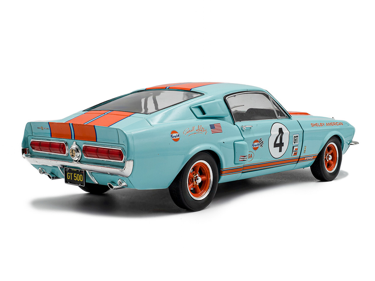 Shelby GT500 Gulf Racing Tribute 1967 1:18 Solido - 20 anos! Loja