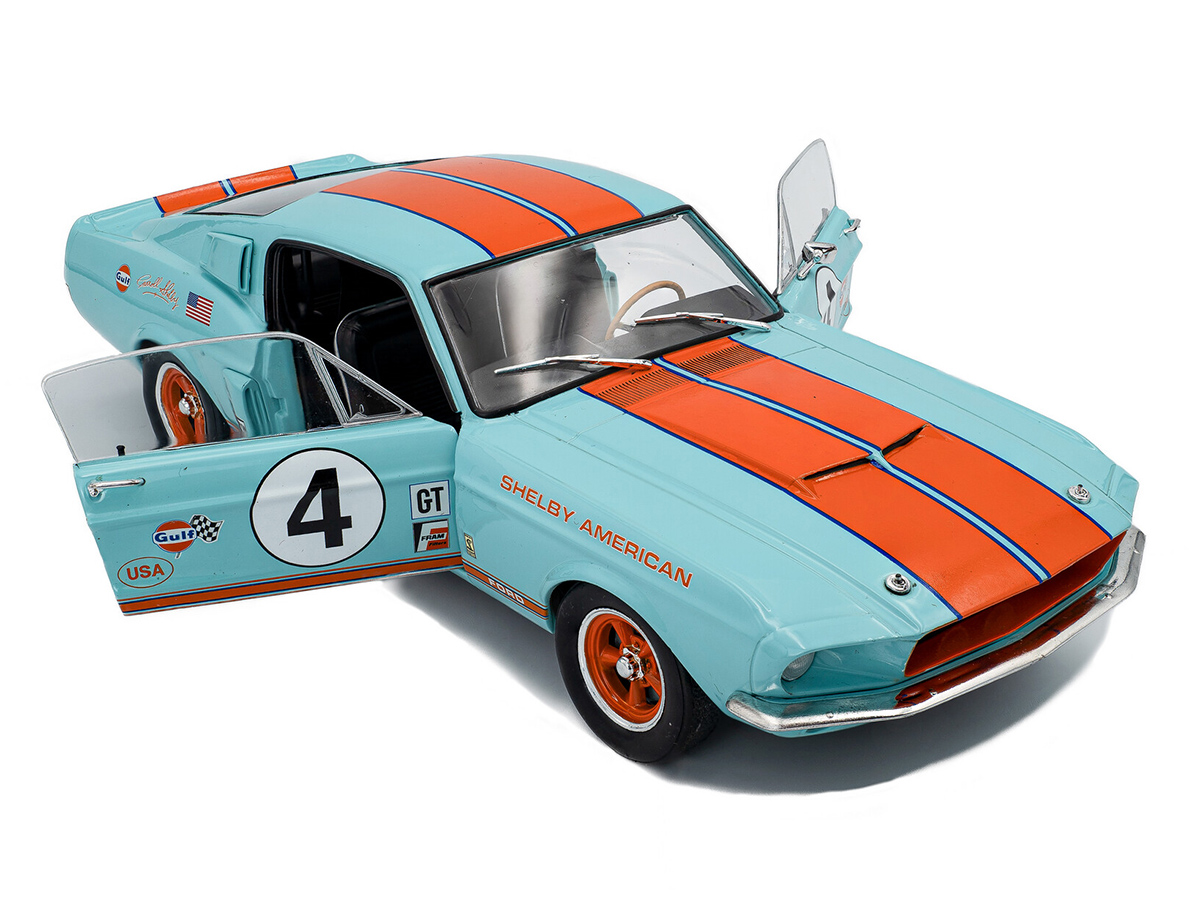 Shelby GT500 Gulf Racing Tribute 1967 1:18 Solido - 20 anos! Loja