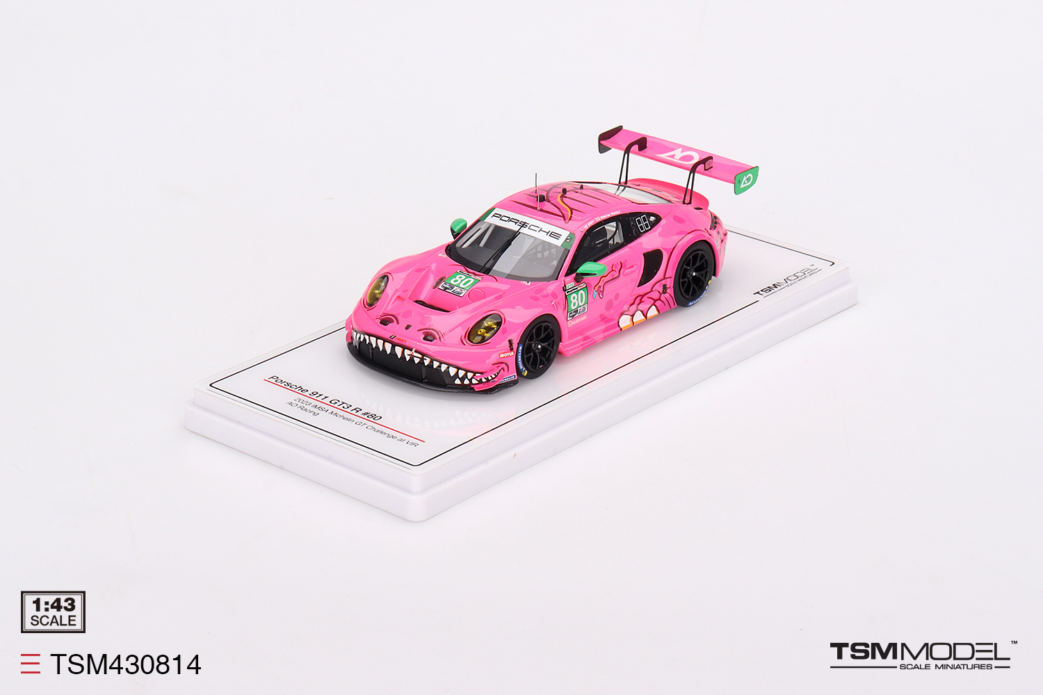 Porsche 911 GT3 R AO Racing 2023 IMSA Michelin GT Challenge 1:43