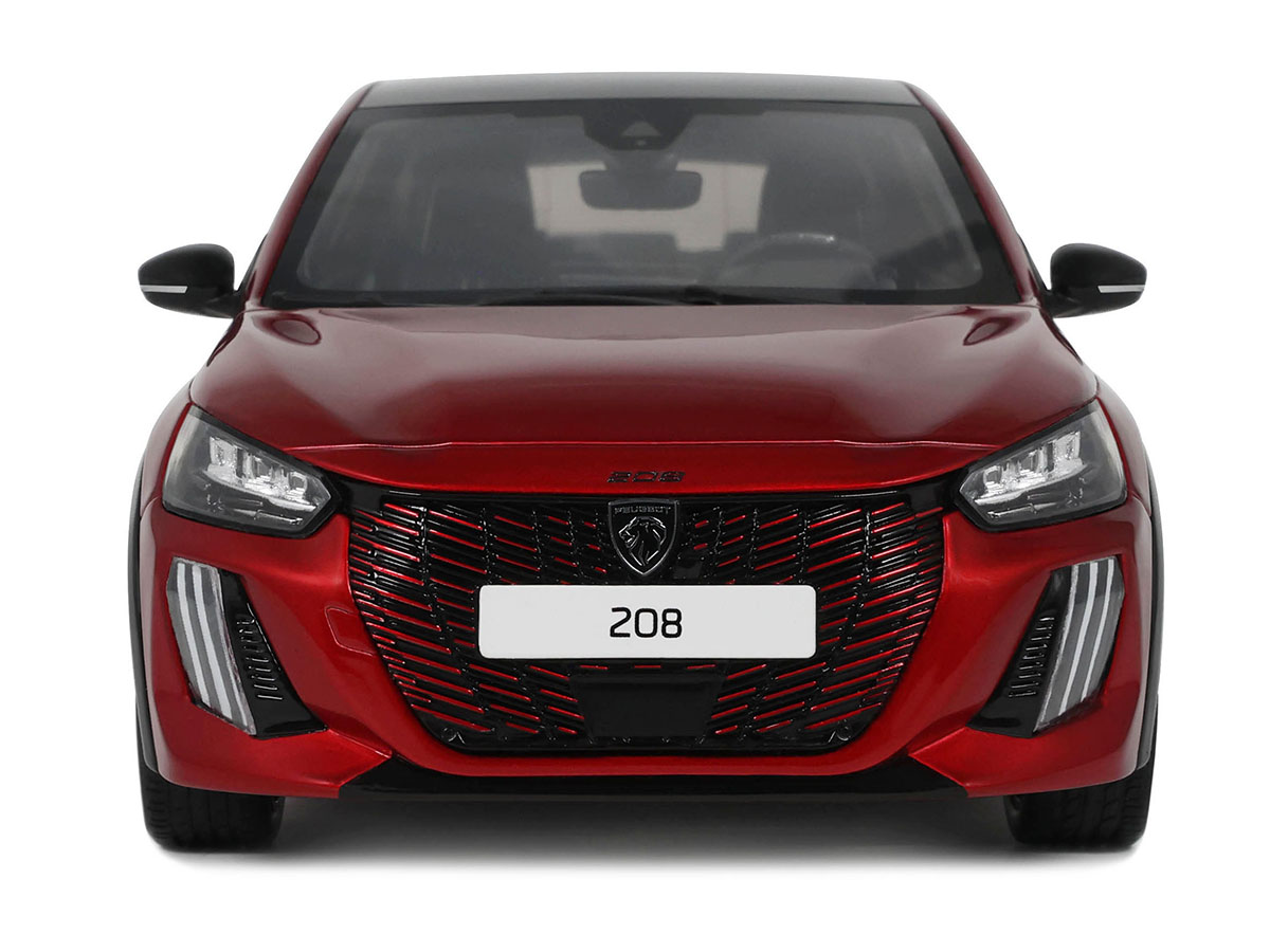 Peugeot 208 GT Hybrid 2024 1:18 OttOmobile Vermelho - 20 anos