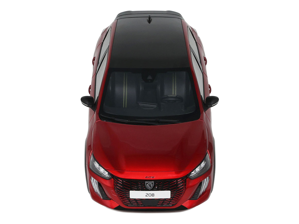 Peugeot 208 GT Hybrid 2024 1:18 OttOmobile Vermelho - 20 anos