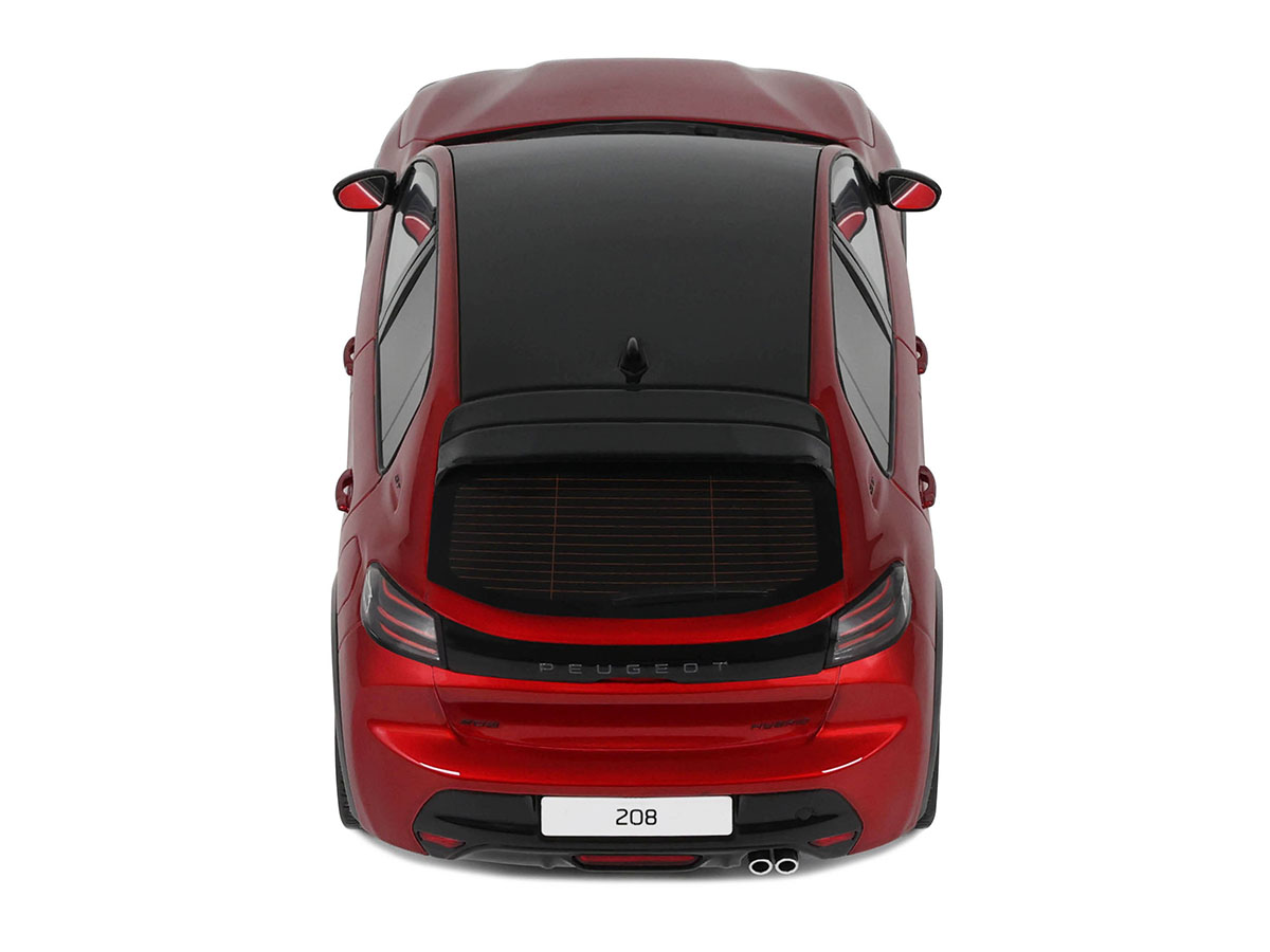 Peugeot 208 GT Hybrid 2024 1:18 OttOmobile Vermelho - 20 anos