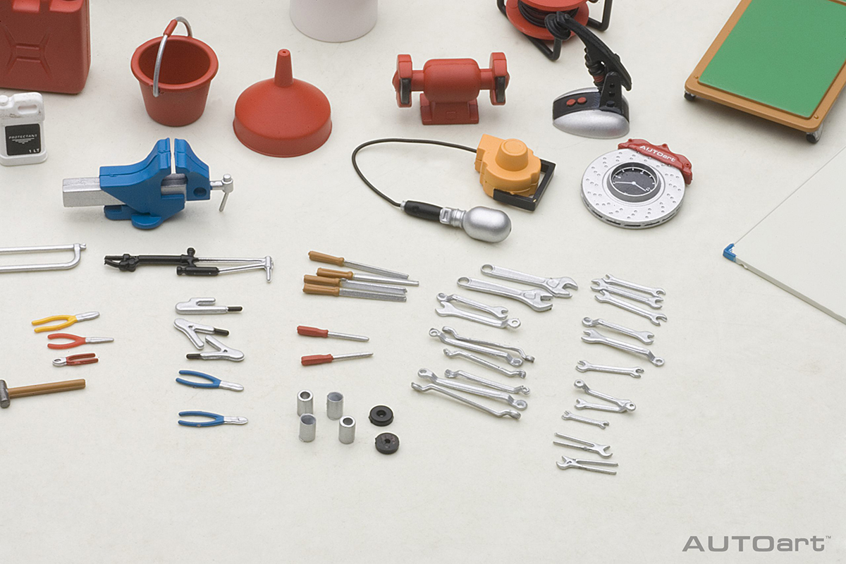 Kit Set Garage Autoart 1:18 (Versão 1) - 20 anos! Loja on-line de