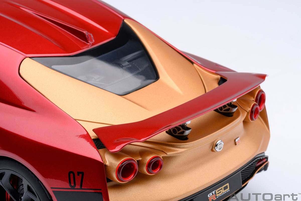 Nissan GT-R50 by ITALDESIGN 1:18 Autoart Vermelho - 20 anos! Loja