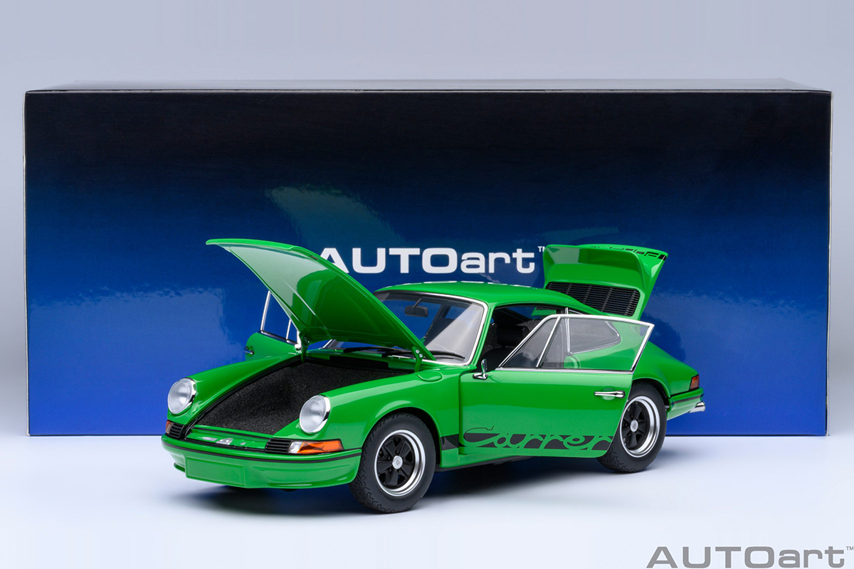ミニカー AUTOart 1/18 Porsche 911 Carrera S Porsche 911 Carrera 2.7 RS 1:18 Autoart Azul - 19 anos! Loja