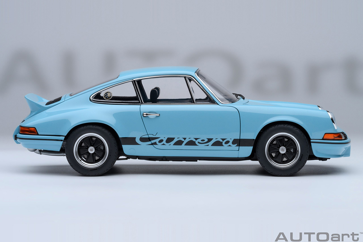 Porsche 911 Carrera 2.7 RS 1:18 Autoart Azul - 20 anos! Loja on