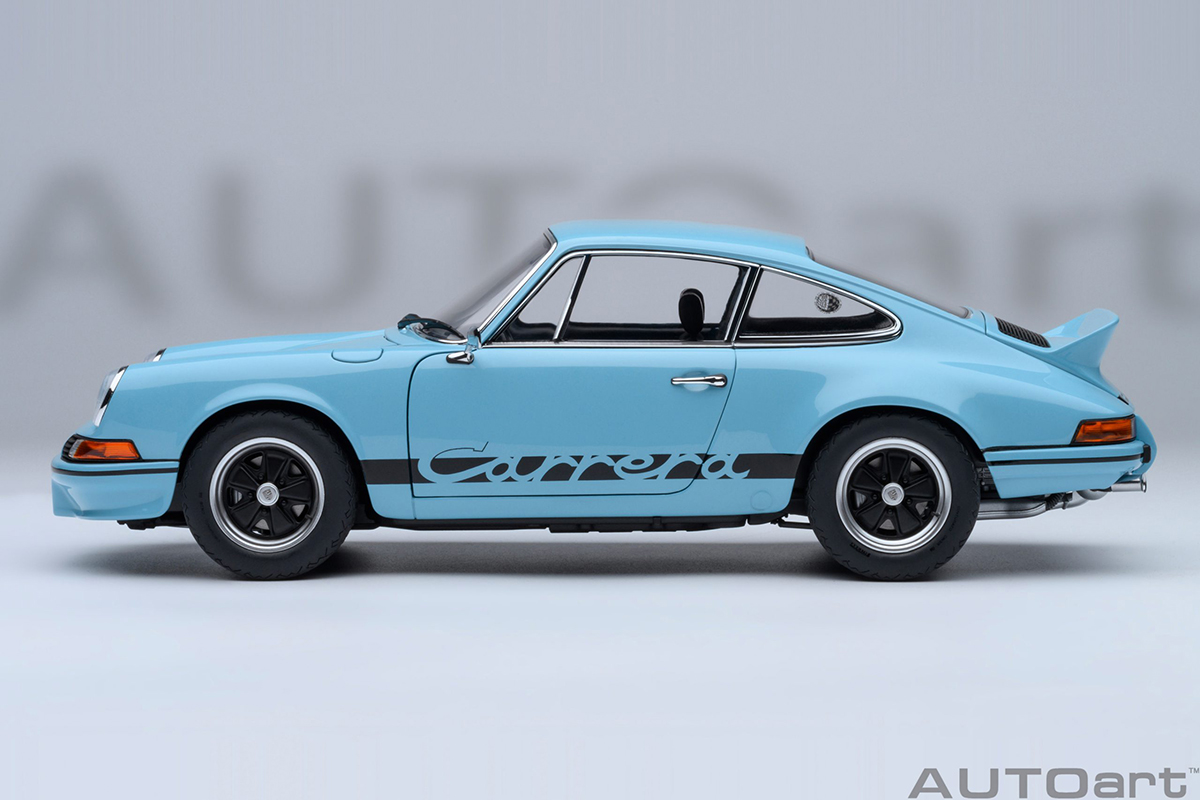Porsche 911 Carrera 2.7 RS 1:18 Autoart Azul - 20 anos! Loja on