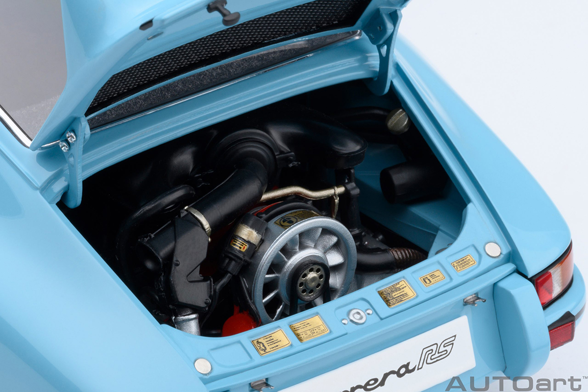 Porsche 911 Carrera 2.7 RS 1:18 Autoart Azul - 20 anos! Loja on