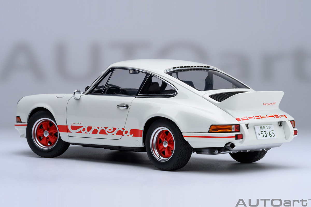 Porsche 911 Carrera 2.7 RS Circuit Wolf 1:18 Autoart Branco - 20