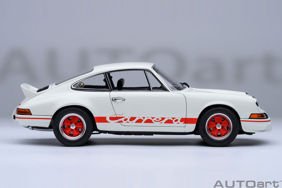 Porsche 911 Carrera 2.7 RS Circuit Wolf 1:18 Autoart Branco - 20