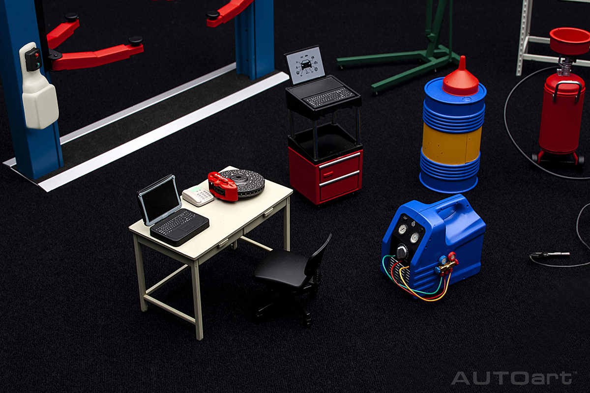 Kit Set Garage Autoart 1:18 (Versão 2) - 20 anos! Loja on-line de