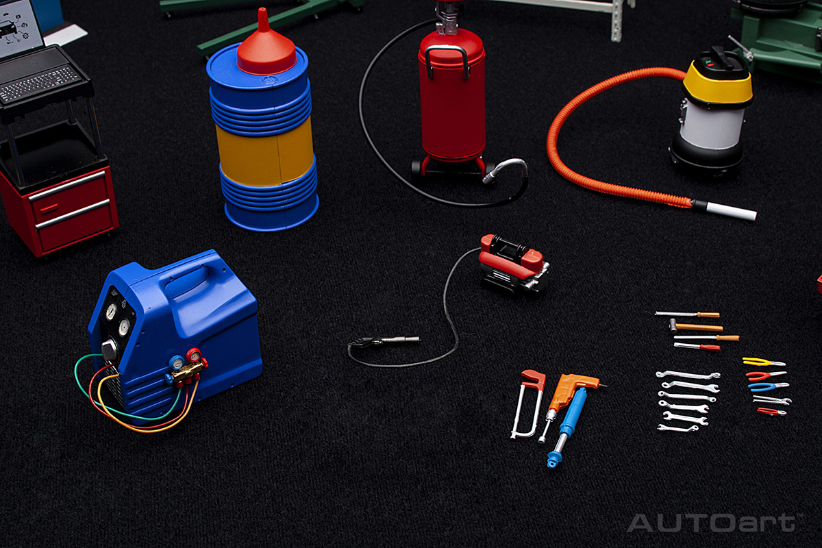 Kit Set Garage Autoart 1:18 (Versão 2) - 20 anos! Loja on-line de