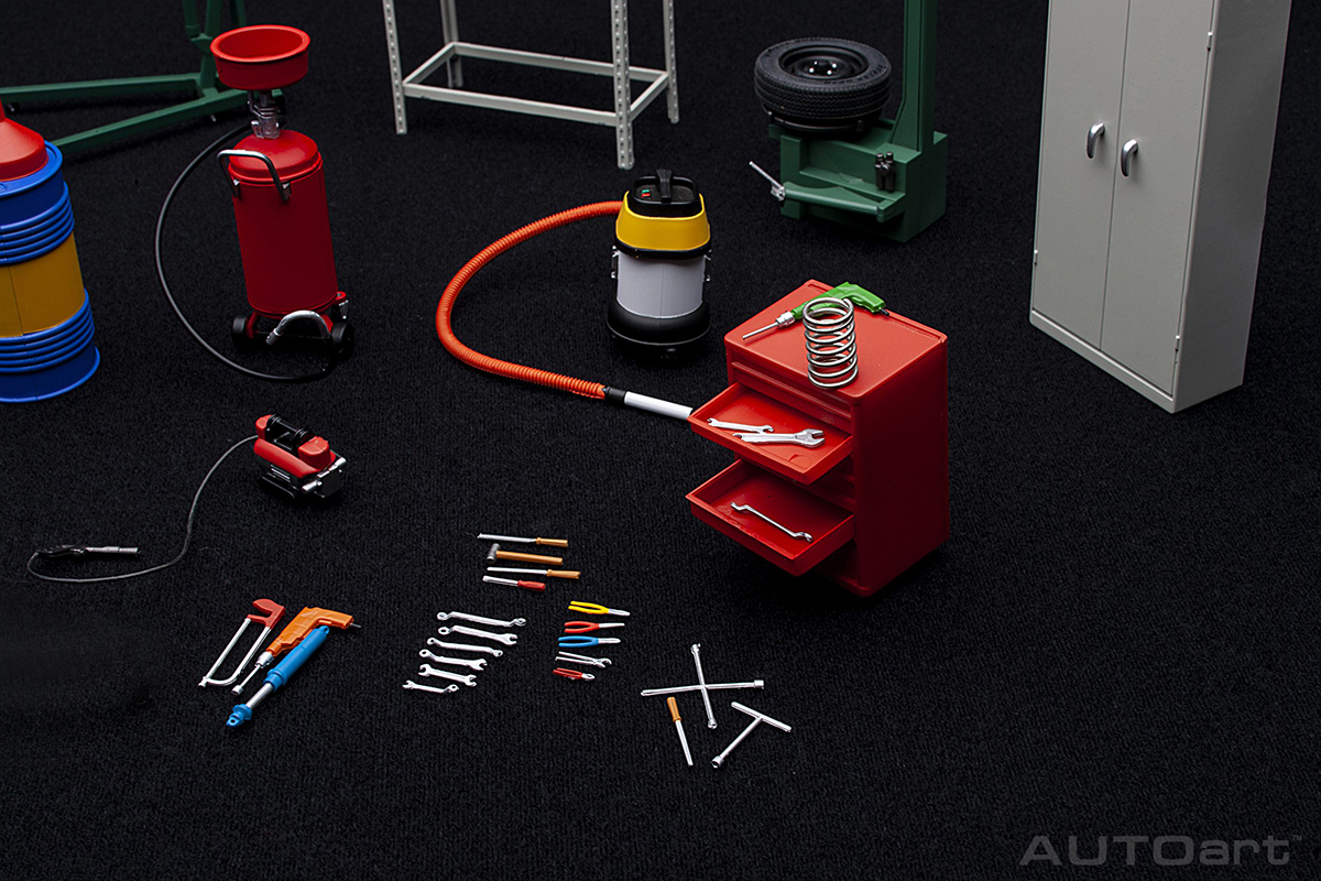 Kit Set Garage Autoart 1:18 (Versão 2) - 20 anos! Loja on-line de
