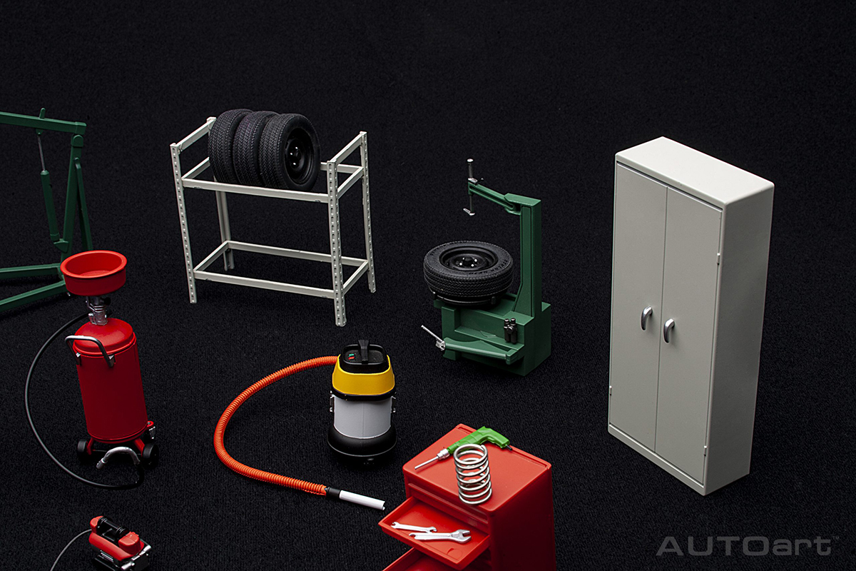 Kit Set Garage Autoart 1:18 (Versão 2) - 20 anos! Loja on-line de