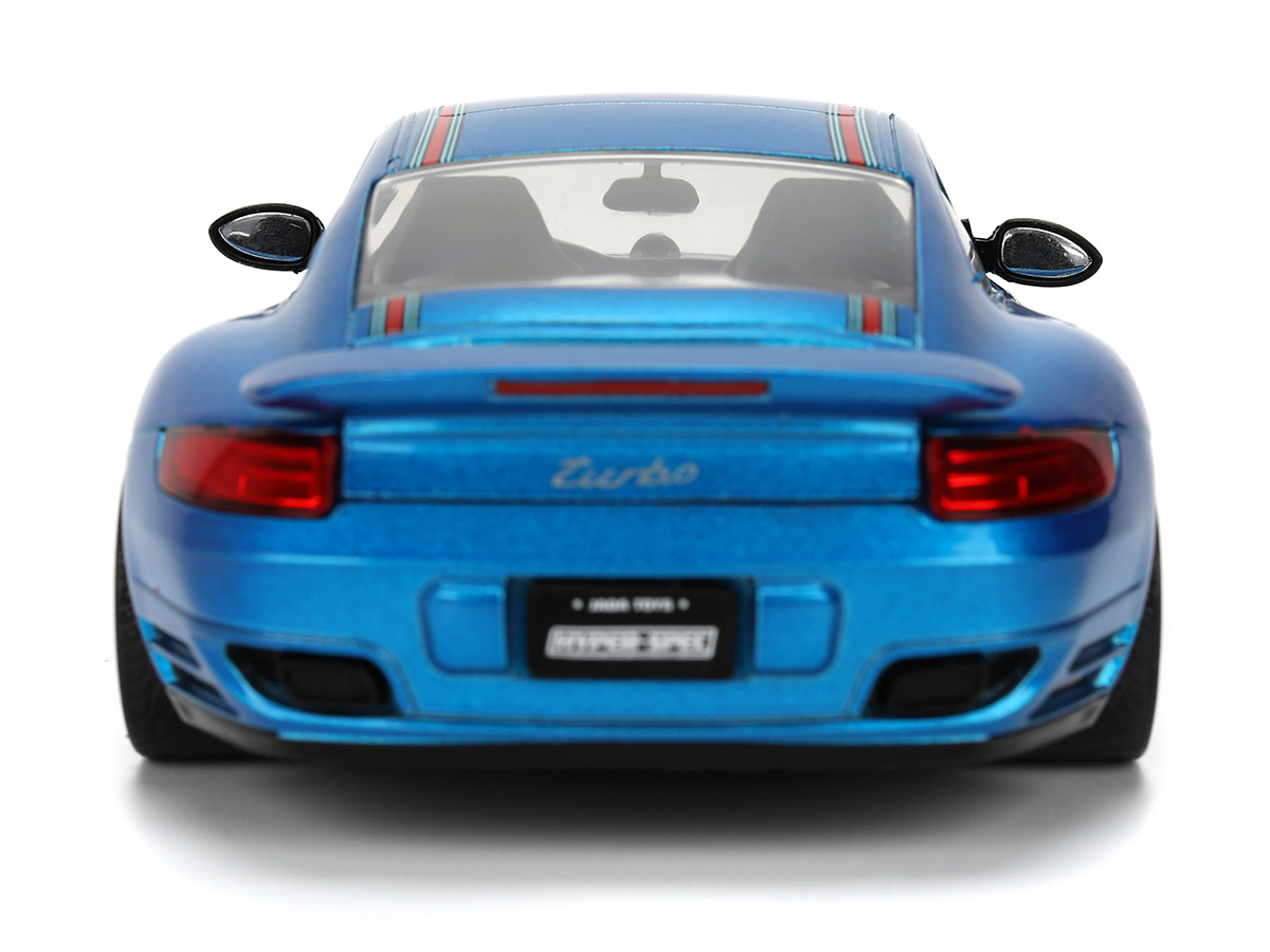 Porsche 911 Turbo 997 Hyper-Spec Series 1:24 Jada Toys Azul - 20