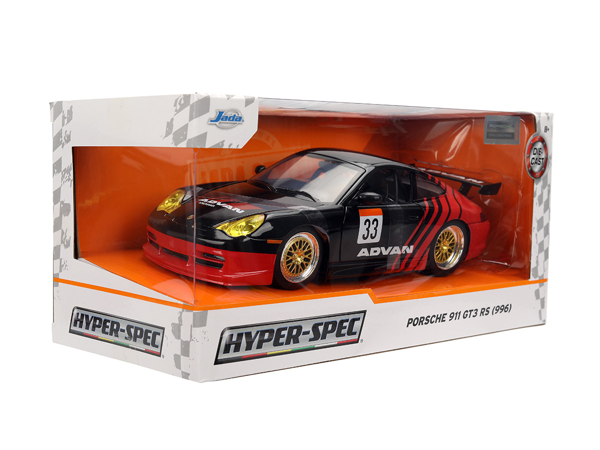 Porsche 911 GT3 RS 996 ADVAN Hyper-Spec Series 1:24 Jada Toys