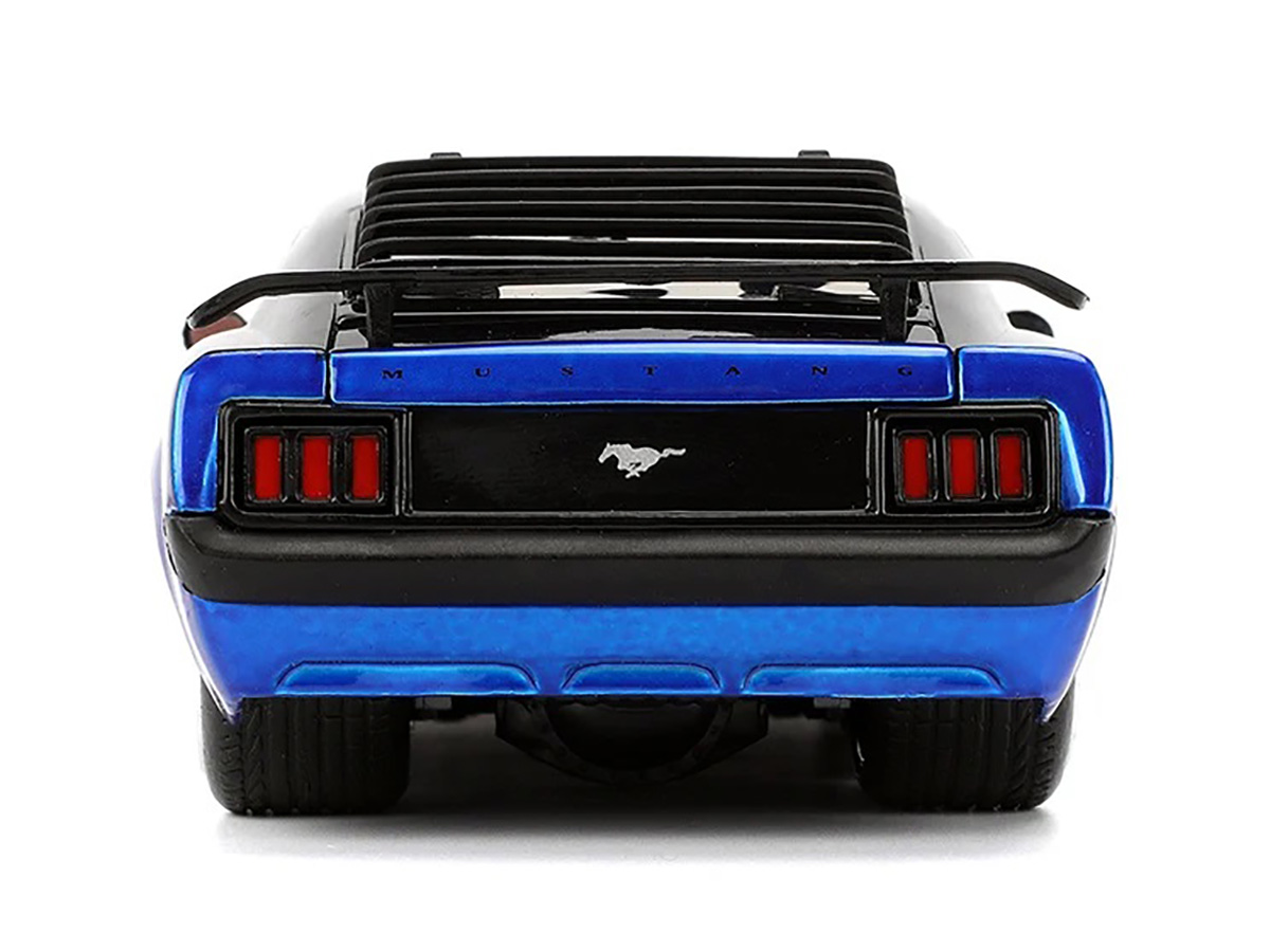 Ford Mustang Boss 429 1970 Big Time Muscle 1:24 Jada Toys Azul