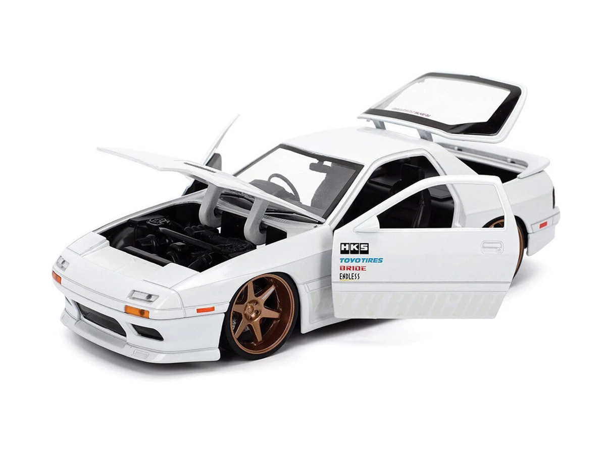 ミニカー Mazda Savanna RX-7 [1985] 1/24 Mazda RX-7 FC 1985 JDM Tuners 1:24 Jada Toys Branco - 19