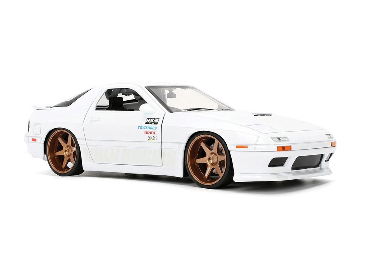 ミニカー Mazda Savanna RX-7 [1985] 1/24 Initial D Mazda Savanna Rx-7 Fc Miniatura Metal Carro 1/24