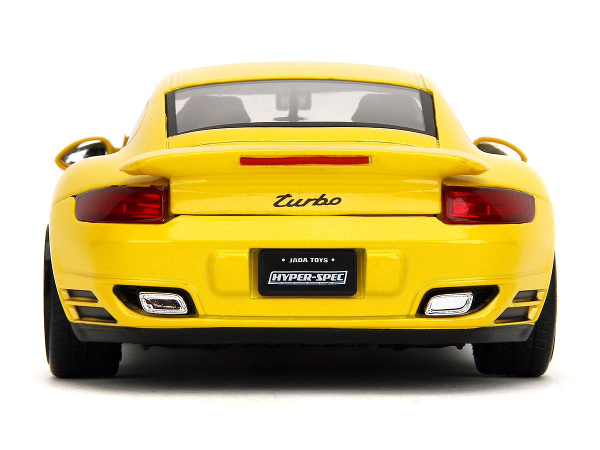 Porsche 911 Turbo (997) Hyper-Spec Series 1:24 Jada Toys Amarelo