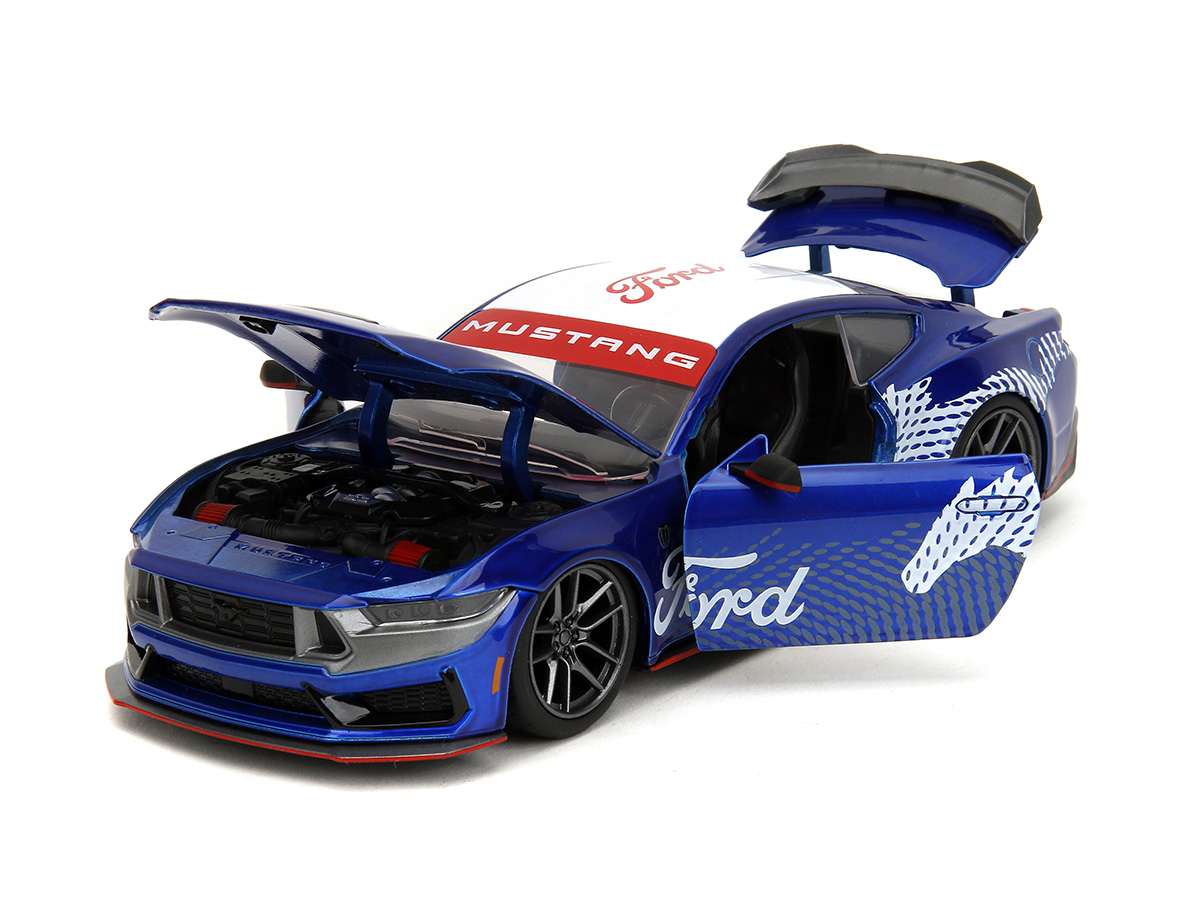 jada toys Mustang & Avalanche セット Ford Mustang Dark Horse 2024 Big Time Muscle 1:24 Jada Toys Azul