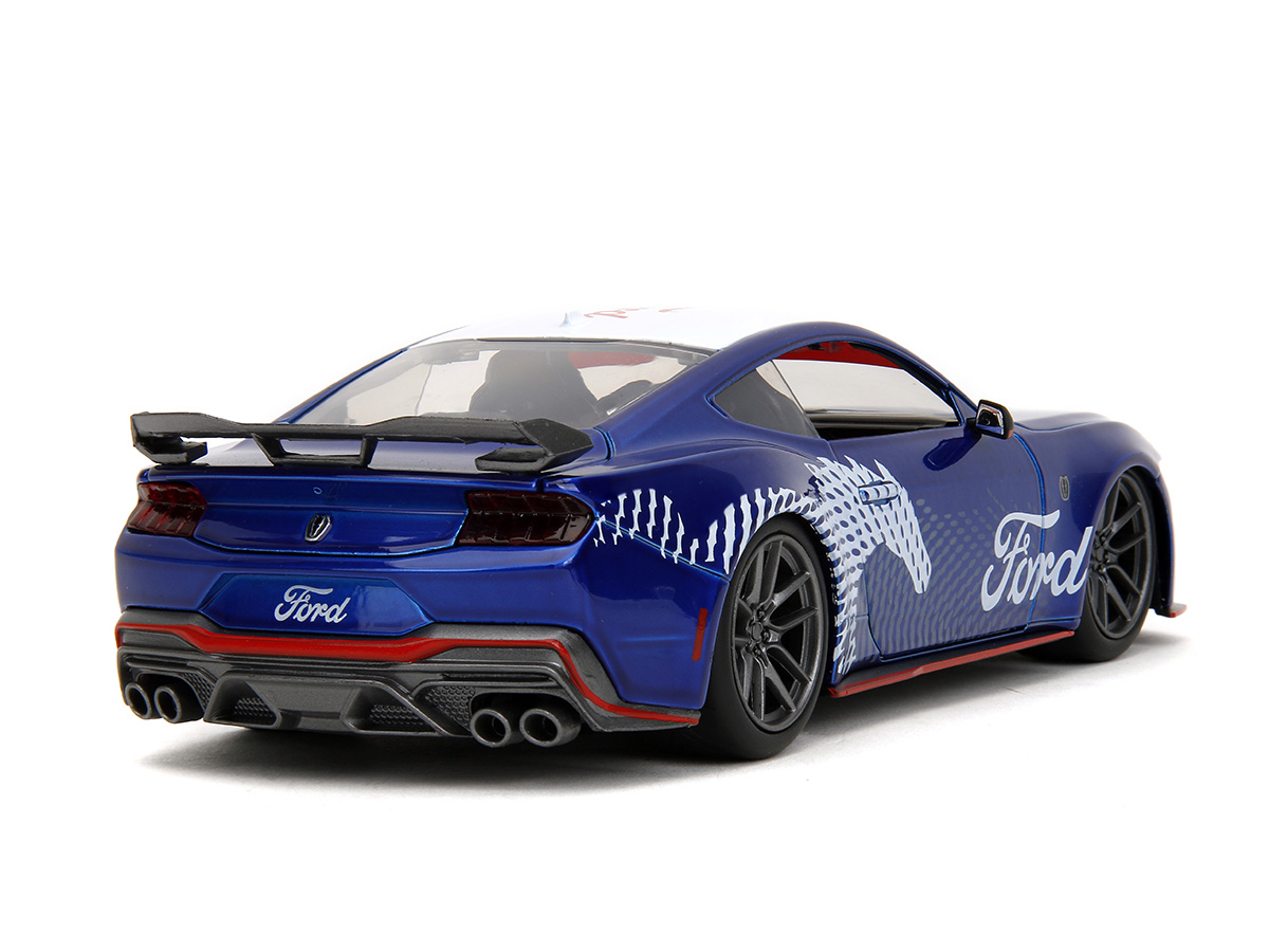 Ford Mustang Dark Horse 2024 Big Time Muscle 1:24 Jada Toys Azul