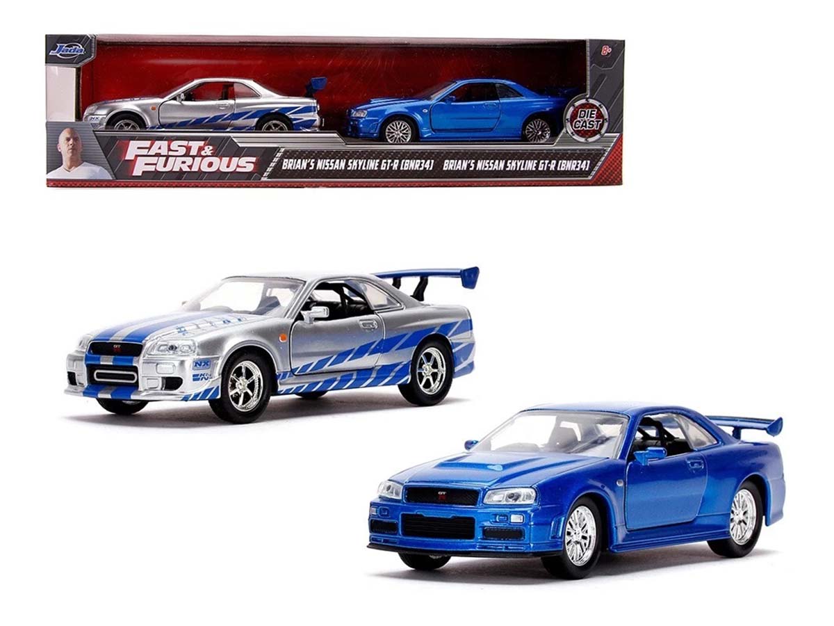 Kit Nissan Skyline GT-R BNR34 Brian O'Conner Velozes e Furiosos 1