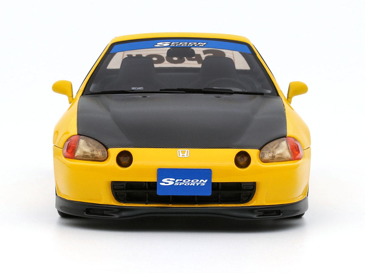 Honda Civic Del Sol Spoon Sports 1996 1:18 OttOmobile Amarelo - 20