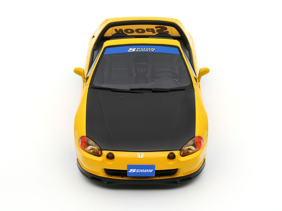 Honda Civic Del Sol Spoon Sports 1996 1:18 OttOmobile Amarelo - 20