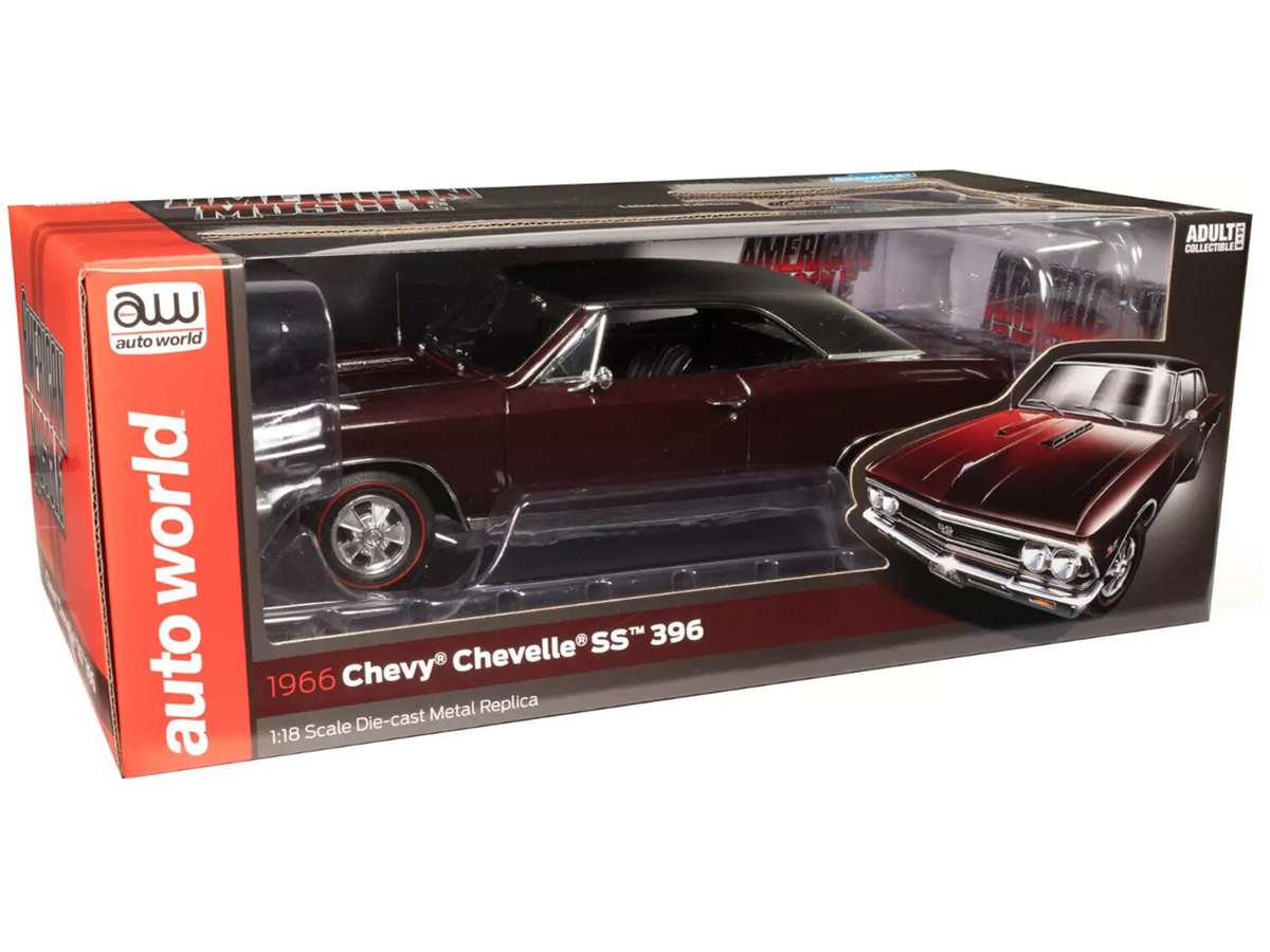 Chevy Chevelle SS 396 1966 1:18 Autoworld - 20 anos! Loja on-line
