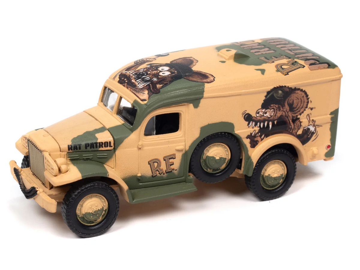 Dodge WC54 Ambulance Rat Fink Release 2 2024 1:64 Johnny Lightning