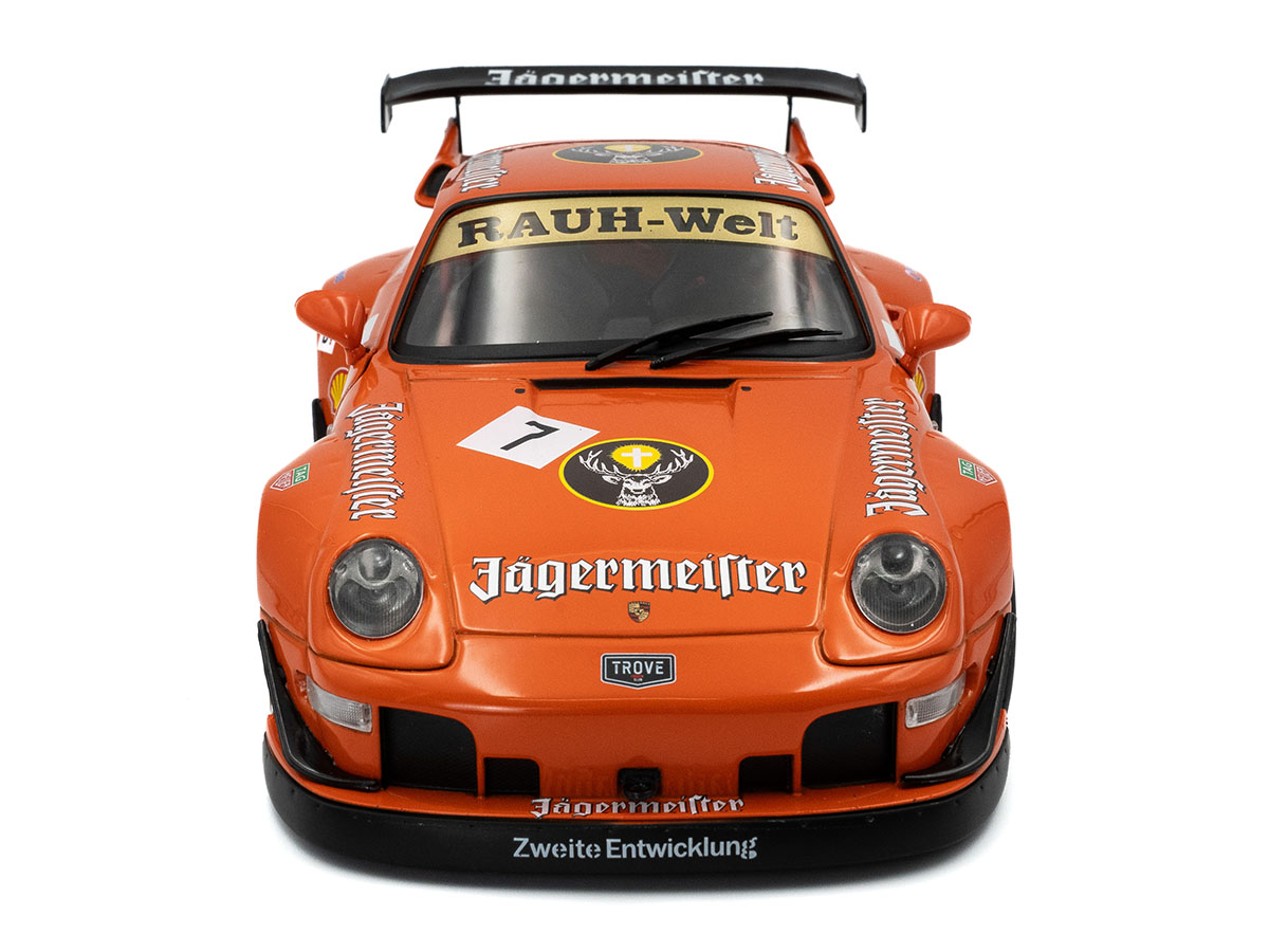 Porsche RWB Bodykit Jägermeister 2020 1:18 Solido Laranja - 20