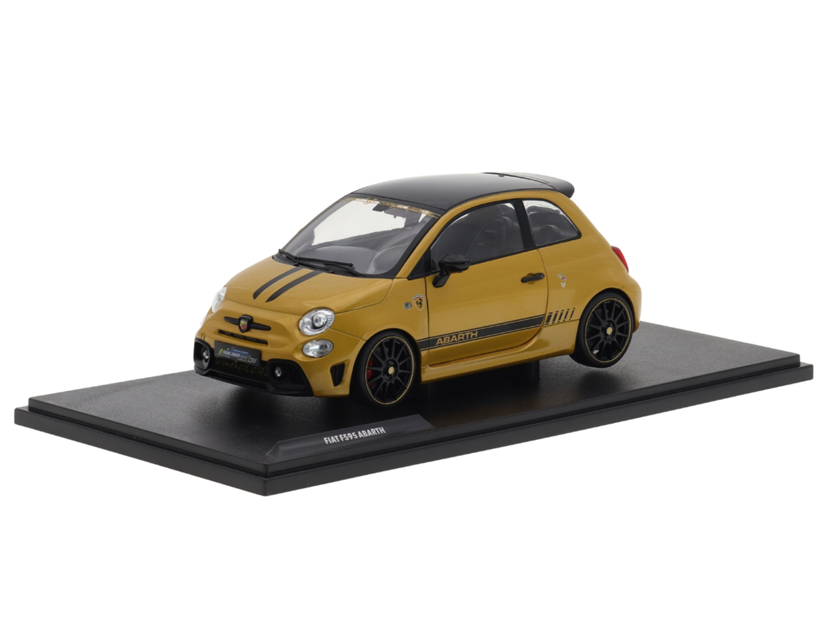Fiat F595 Abarth Solido Works 2024 1:18 Solido Amarelo - 19 anos