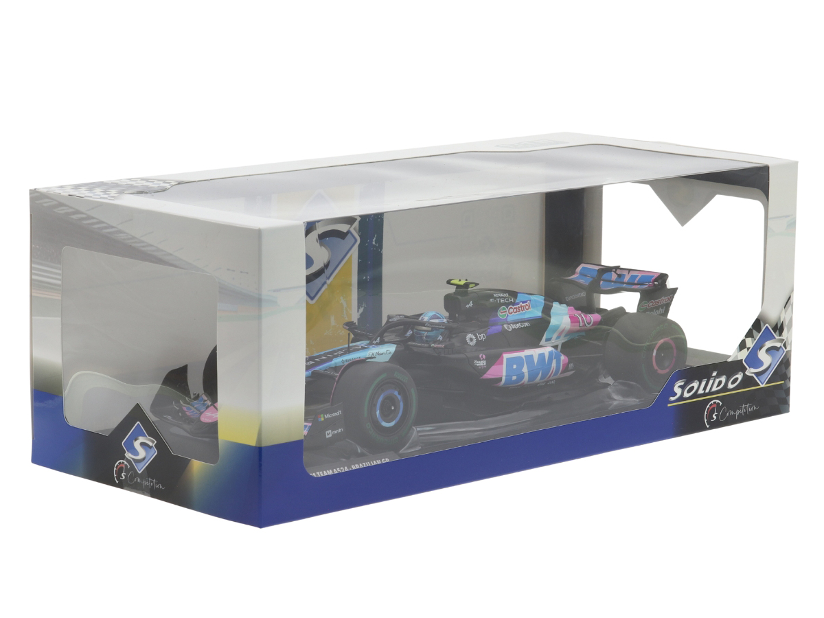 Fórmula 1 Alpine F1 Team A524 Pierre Gasly GP Brasil 2024 1:18